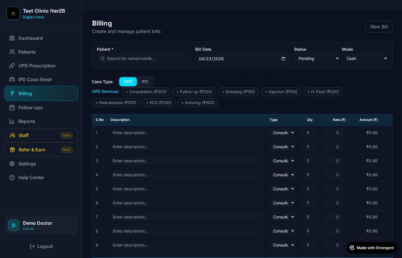 Smart Billing System