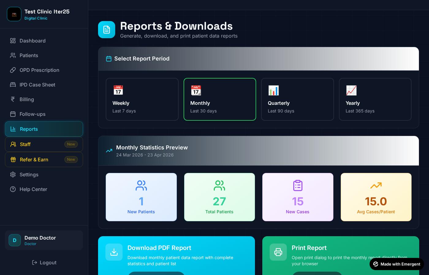 Reports & Analytics